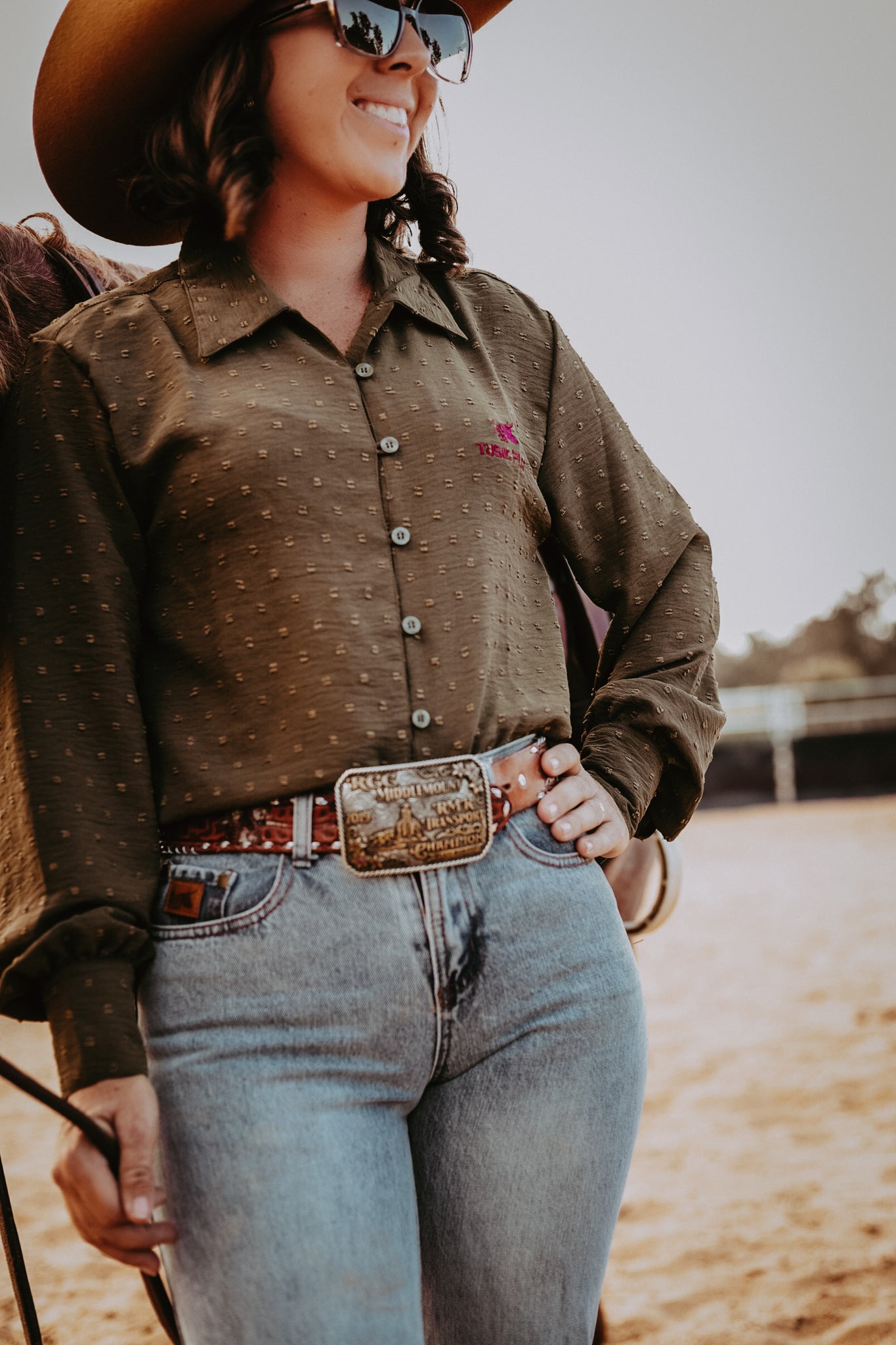 Khaki Japanese Cotton Arena Shirt