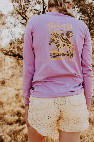 Mauve Tusik Tee - long sleeve