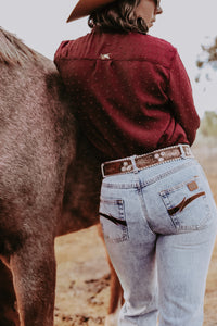 Maroon Japanese Cotton Arena Shirt