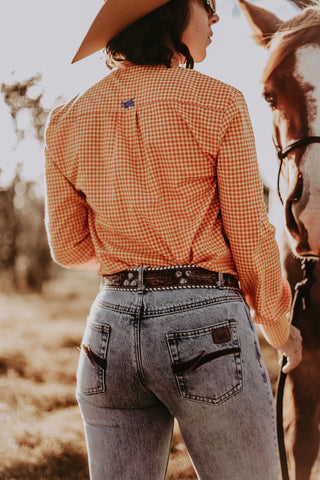Sunrise Check Cotton Arena Shirt