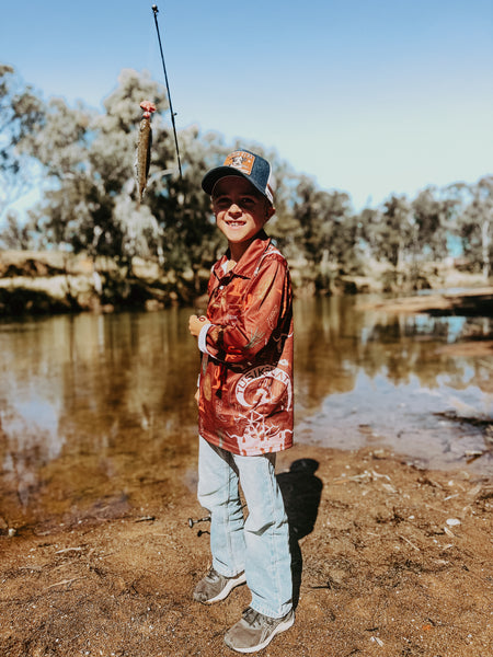 Guns A Blaze Fishing Shirt