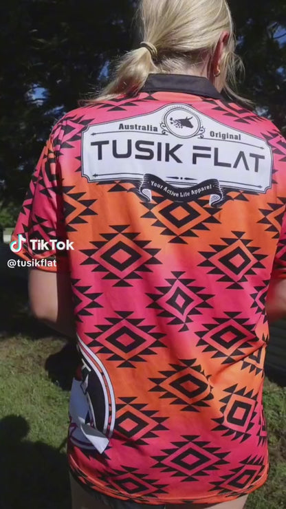 Sunrise Vibes Fishing Shirt Short Sleeve