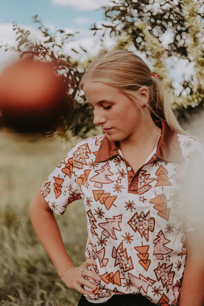 Xmas Peachy Tree Long Sleeve