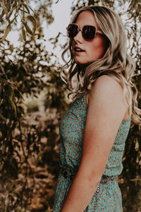 Teal Floral Cami