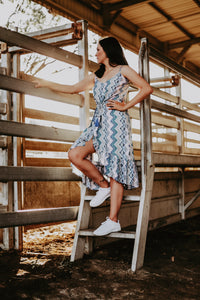 Pastel Zig Zag Dress