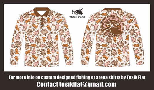 Xmas Peachy Tree Long Sleeve