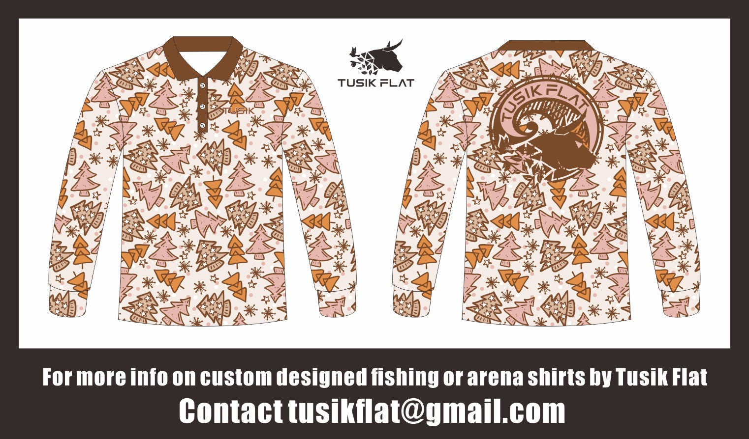Xmas Peachy Tree Long Sleeve